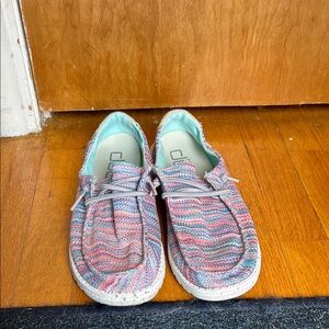 Colorful Hey Dude Slip-On Shoes